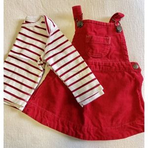 Excellent outfit.  Hanna Andersson Cord Jumper & Top 3-6M